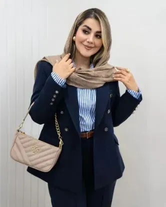 تصویر  کت و شلوار رسمی زنانه